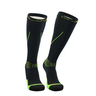 Водонепроникні шкарпетки по коліно Dexshell Compression Mudder (Чорні із жовтим) S 7121653 фото