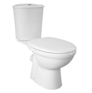 Фарфоровый унитаз + бачок + крышка RAK Ceramics Karla P-trap Geberit (RAK0012) Белый 900154 фото
