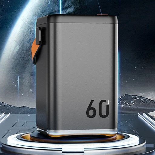 Повербанк с фонариком O2 Project P YT-2430 60000 mAh 45W Черный 719875 фото