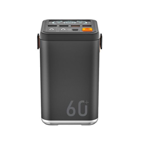 Повербанк с фонариком O2 Project P YT-2430 60000 mAh 45W Черный 719875 фото