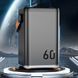 Повербанк с фонариком O2 Project P YT-2430 60000 mAh 45W Черный 719875 фото 2
