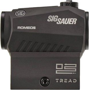 Прицел коллиматорный Sig Sauer Romeo5 1x20mm Tread с закрытой точкой Red Dot 2 МОА Черный 719876 фото