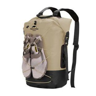 Походный водостойкий рюкзак Naturehike NH21FSB04 30л (Бежевый) 703544 фото