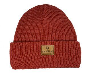 Туристична водонепроникна зимова шапка Dexshell Watch Beanie One Size (56-58 см) Червона 7125311 фото