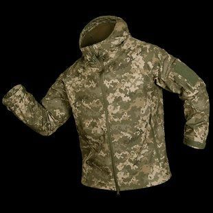 Чоловіча тактична куртка CM Stalker SoftShell (Піксель) 2XL 7187994 фото