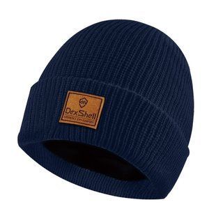 Туристична водонепроникна зимова шапка Dexshell Watch Beanie One Size (56-58 см) Темно-синя 7125312 фото