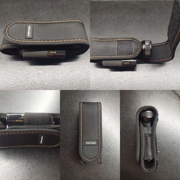 Фонарь ручной Sofirn IF22A TIR диод Luminus SFT-40 2100лм 697м + аккумулятор 21700 на 5000mAh + чехол Черный 719923 фото