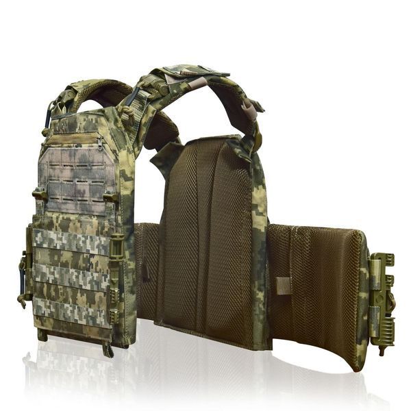 Плитоноска без плит Gig Military MPS М8 Pro Cordura 1000 Пиксель mm14 7191763 фото