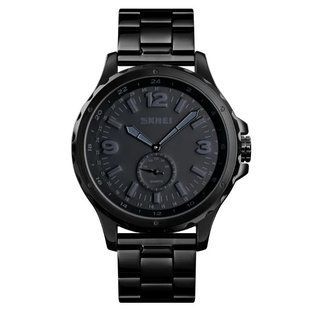 Мужские кварцевые часы Skmei 1513 черные 15133 фото