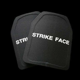 Набір легких бронепластин Strike face NIJ III (3 клас ДСТУ) для плитоноски Вага: 1.7 кг 31656 фото