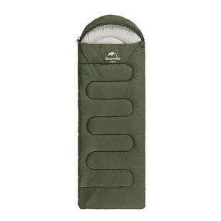 Мешок спальный Naturehike Y150L NH21MSD08 220х85см Левый (Темно-зеленый) 7034593 фото