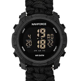 Naviforce Europe Black Paracord, 2 ремінці 2430 фото