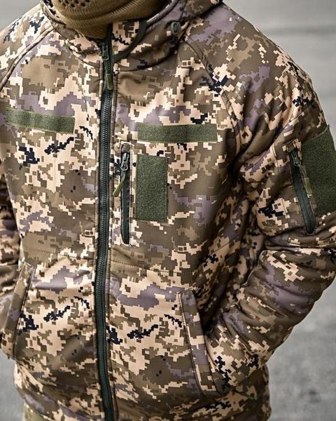 Военный зимний мужской костюм Gamma Gen2 Softshell, подкладка Omni-heat тр 6414 (13 - 03) Пиксель S 719152 фото