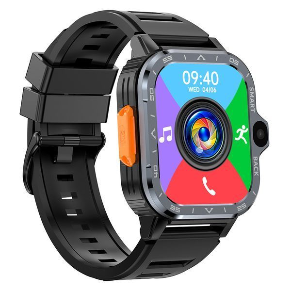 Розумний наручний годинник Smart Nova Sim Rubber Black (2 ремінці) Чорний 719743 фото