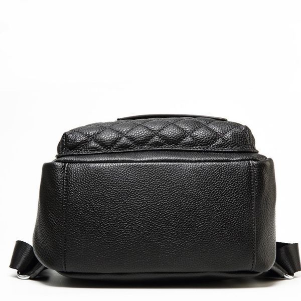 Женский кожаный рюкзак Tiding Bag (30 х 23 х 12 см) из натуральной кожи Черный TD-949134 фото
