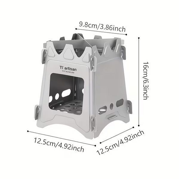 Титанова піч Tiartisan WS009STJL дрібичниця (12.4 x 12.4 x 16 см) 722553 фото