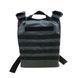 Плитоноска жилет без плит Cordura 1000D 25х30см со стропами Molle (Темно-серый) 2500676 фото 1