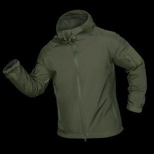 Чоловіча тактична куртка CM Stalker SoftShell (7225) Оливковий L 71879915 фото