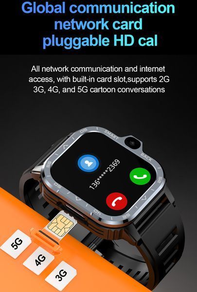 Розумний наручний годинник Smart Nova Sim Steel Black (2 ремінці) 719744 фото