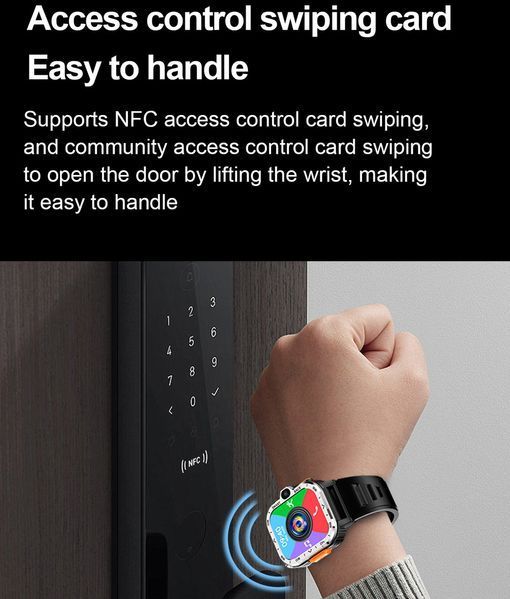 Розумний наручний годинник Smart Nova Sim Steel Black (2 ремінці) 719744 фото