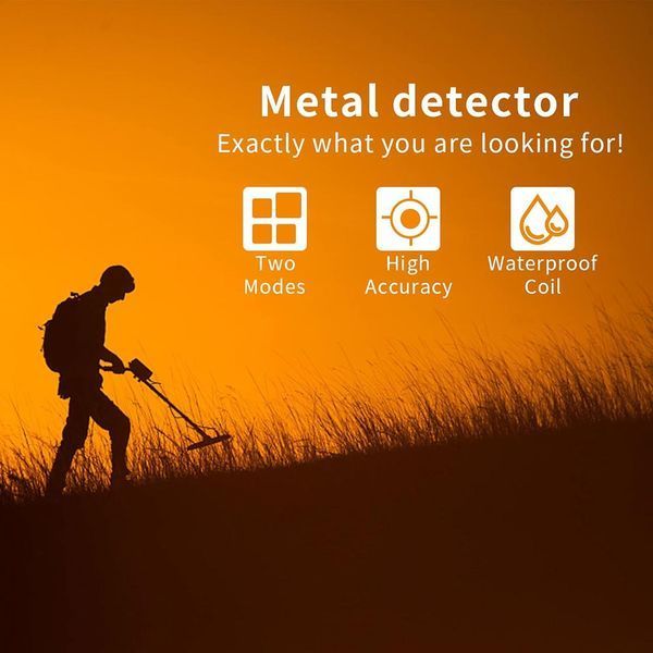 Високочутливий металошукач Resteq MD-4030 (до 115 см) Чорний 722026 фото
