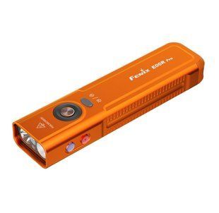 Фонарь-брелок Fenix E06R Pro 1600лм 160м (Оранжевый) 7194642 фото