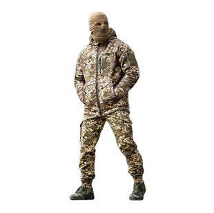 Военный зимний мужской костюм Gamma Gen2 Softshell, подкладка Omni-heat тр 6414 (13 - 03) Пиксель L 7191522 фото