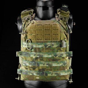 Армійська плитоноска зі швидким скиданням Cordura 1000D з IRR обробкою без плит (Мультикам) 100557 фото