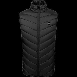 Чоловічий терможилет із підігрівом HeatFashion Electric Heating Vest (Чорний) XL 7077725 фото