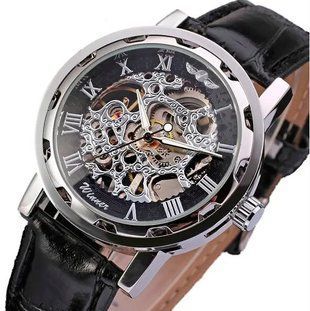 Жіночий наручний годинник Winner Black II 11079 фото