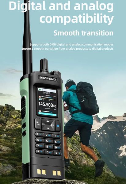 Рация Baofeng DM-32 10W DMR Type-C Walkie Talkie 719282 фото
