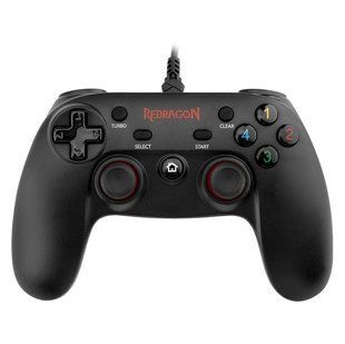 Дротовий ігровий геймпад Redragon Saturn G807 USB Xinput-PS3 12 кнопок (Чорний) 900424 фото