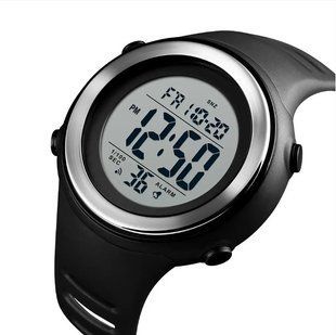 Спортивний наручний годинник Skmei 1394 sun Чорний з білим 139402 фото