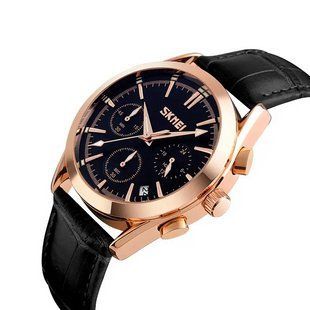Мужские наручные часы Skmei 9127 Prestige Черные 1581614 фото
