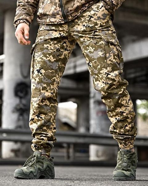 Военный зимний мужской костюм Gamma Gen2 Softshell, подкладка Omni-heat тр 6414 (13 - 03) Пиксель XXL 7191524 фото