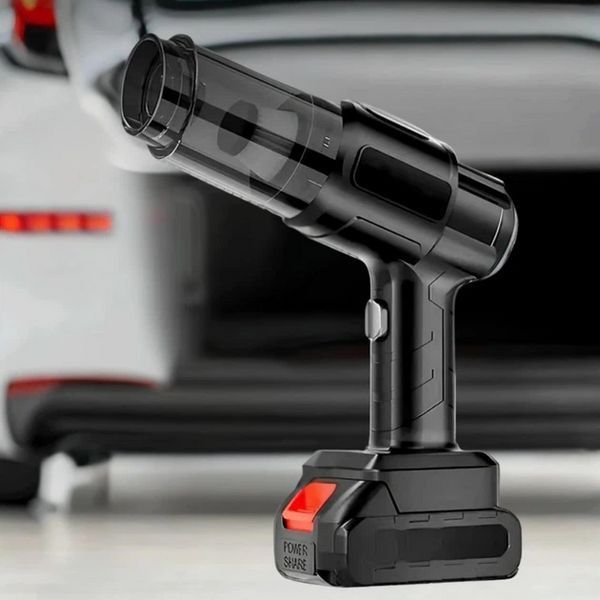 Автомобільний бездротовий пилосос Vacuum Cleaner ST-6631 з 5 насадками 719334 фото