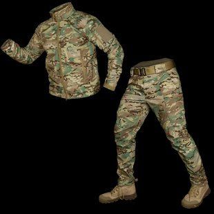 Демисезонный военный костюм Phantom Stalker (куртка и штаны) мембрана SoftShell (Мультикам) размер 2XL 7122485 фото