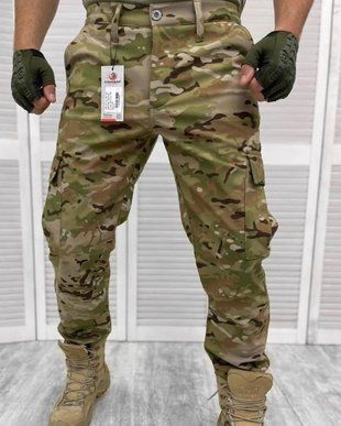 Військові чоловічі зимові штани Combat Soft Shell (на флісі) Світлий мультикам, 3XL 12387 фото