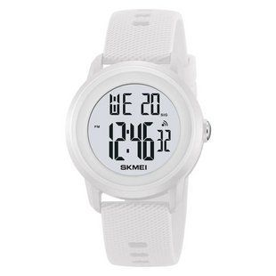 Дитячий електронний наручний годинник Skmei 2218 Білий 7197022 фото