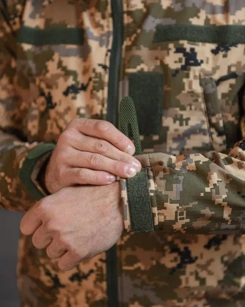 Военный зимний мужской костюм Neoton 3 в 1 куртка, ветровка и штаны вт0591(14 - 03) Пиксель M 7191531 фото