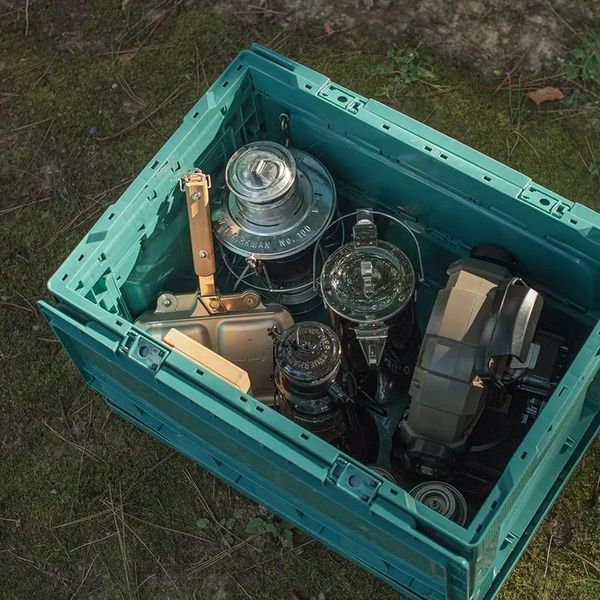 Походный складной ящик контейнер Naturehike NH20SJ036 для хранения 25л (Серый) 703513 фото