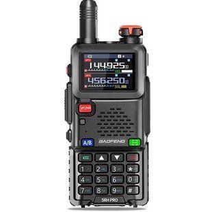 Рація портативна Baofeng UV-5RH Pro 10 W (Чорний) 722325 фото