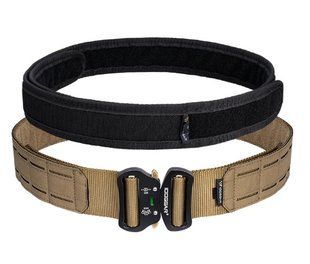 Армейский быстросъемный ремень Idogear двойной + система Molle Койот, S 90055810 фото
