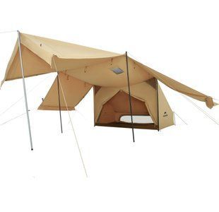 Одномісний кемпінговий намет з тентом Naturehike CNK2450WS026 (Коричневий) 718948 фото