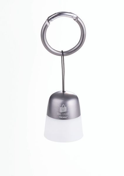 Брелок Troika Bag Light з підсвіткою, сірий TOR21/TI фото