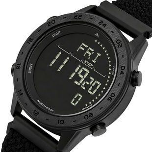 Чоловічий тактичний наручний годинник North Edge Tank3 Nylon Power 5BAR (2 ремінці) 719818 фото