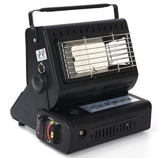 Газовый обогреватель + плита Portable Gas Heater 1.3 kW керамический Черный 718699 фото