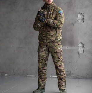 Військовий зимовий чоловічий костюм (куртка та штани) Level 7 ECWCS К7 Мультикам M 7078395 фото