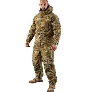 Тактический зимний водонепроницаемый костюм Defender 7 lvl (куртка и штаны) Мультикам S 71224412 фото