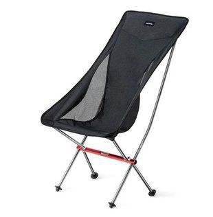 Похідне високе крісло Naturehike YL06 Alu Folding Moon Chair NH18Y060-Z (Чорний) 7037952 фото